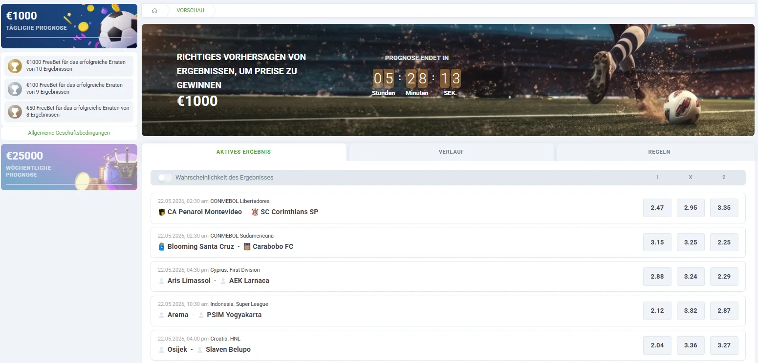 Sportwetten Bonus und Quoten